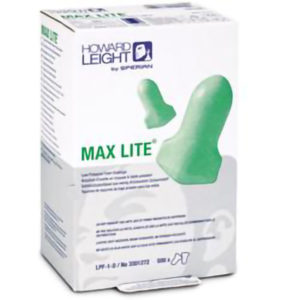HOWARD LEIGHT MAX LIT UNCORDED SINGLE-USE EAR PLUG DISPENSER REFILL , 500/box - S4520